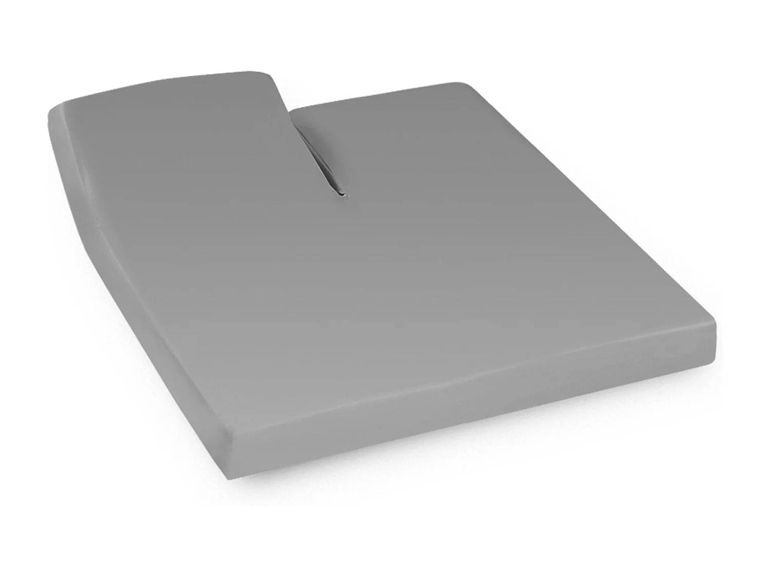 Drap housse relaxation uni 2x90x200 cm coton ALTO Alu TR Tête relevable uniquement