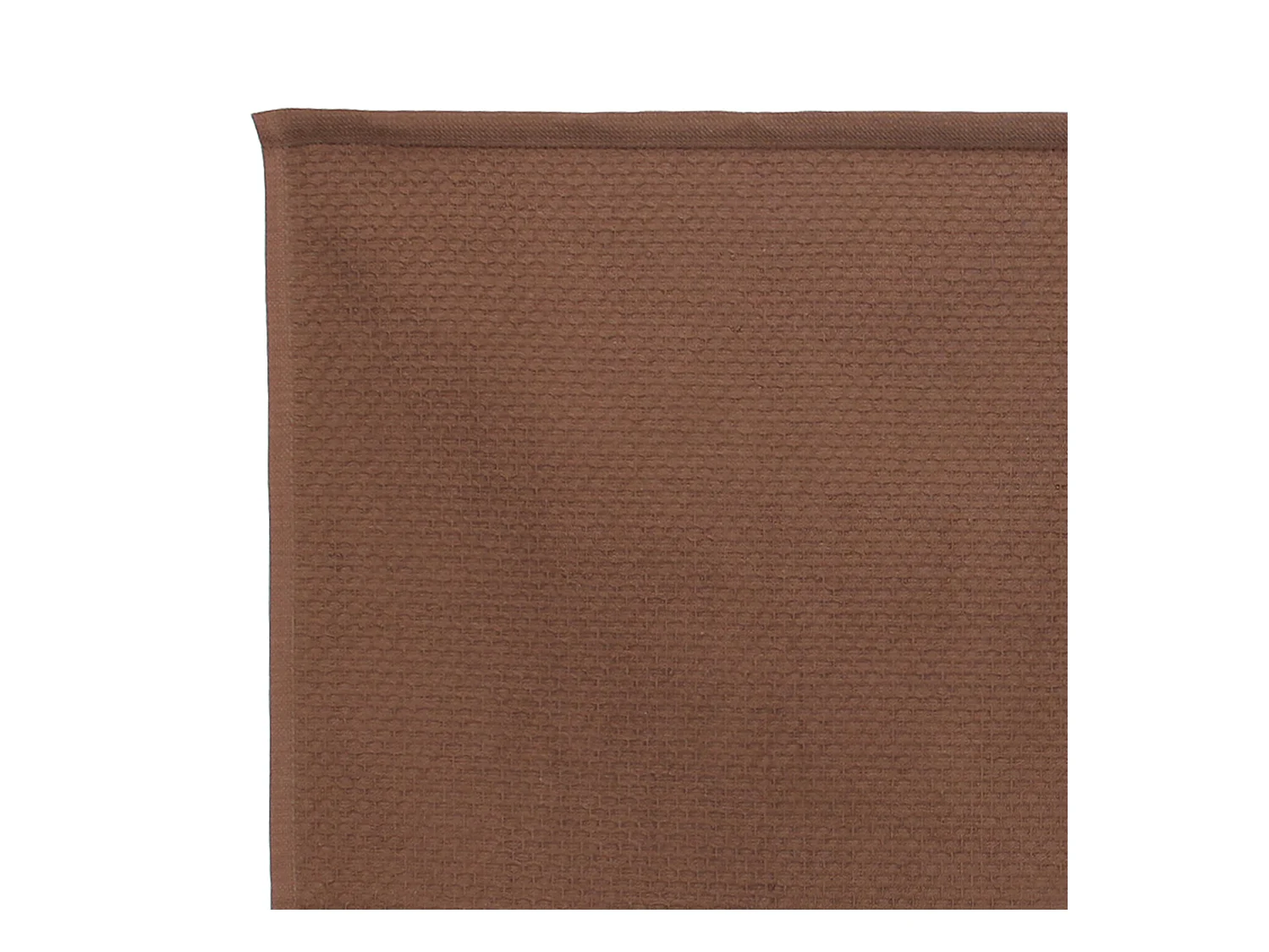 Lot de 2 torchons de cuisine 50x50 cm nid d'abeille PURE KITCHEN WAFFLE Marron