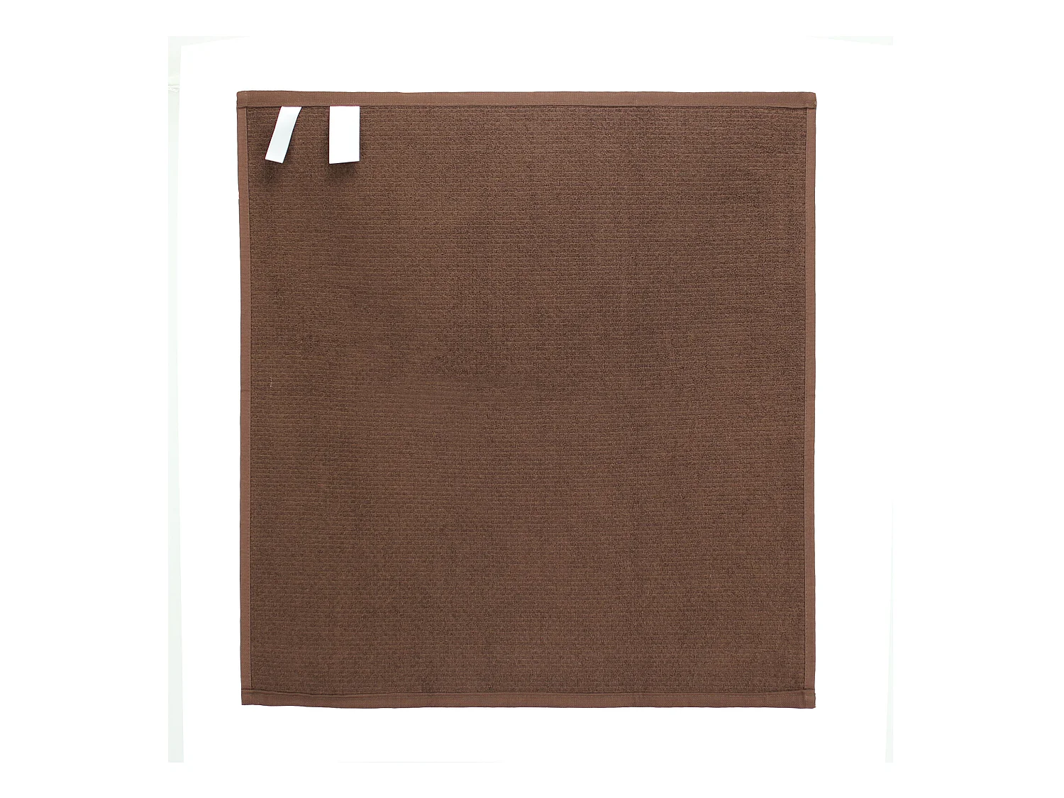 Lot de 2 torchons de cuisine 50x50 cm nid d'abeille PURE KITCHEN WAFFLE Marron