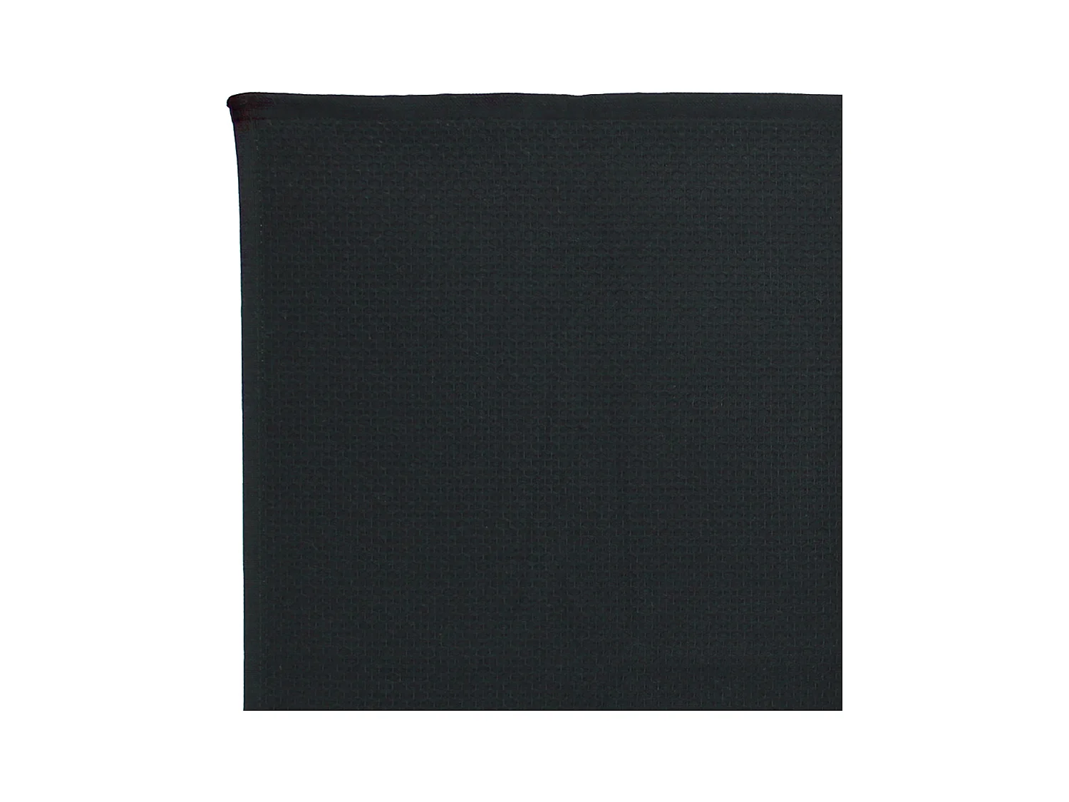 Lot de 2 torchons de cuisine 50x50 cm nid d'abeille PURE KITCHEN WAFFLE Noir