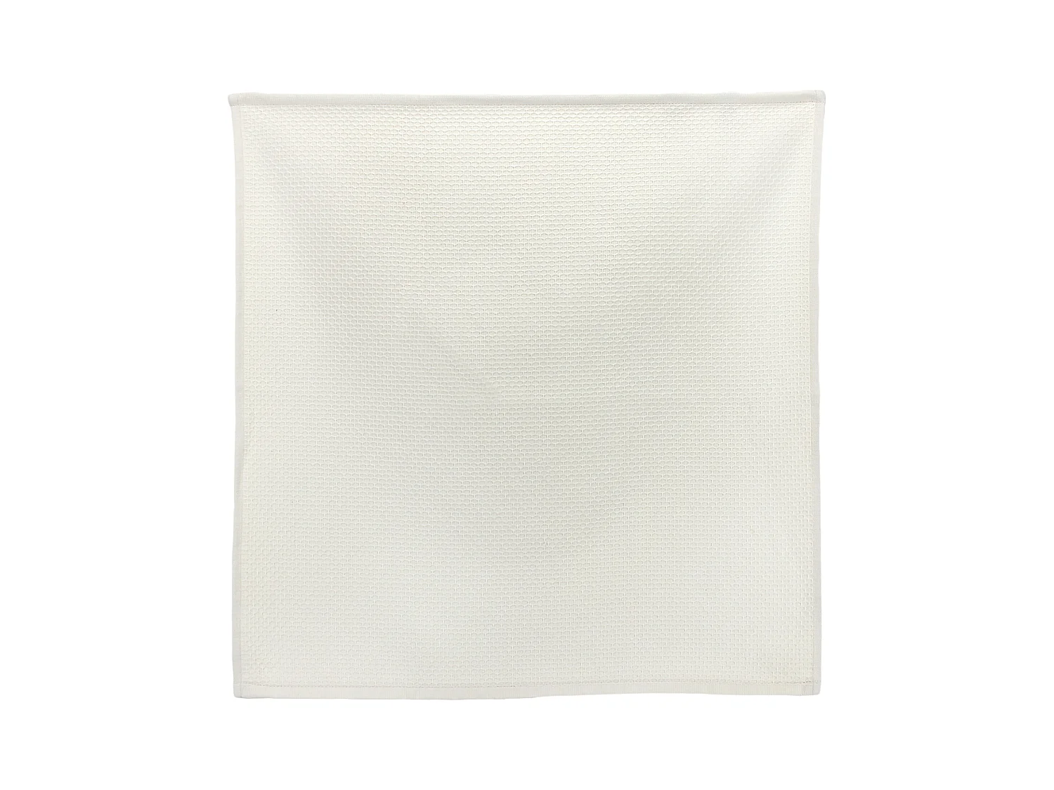 Lot de 2 torchons de cuisine 50x50 cm nid d'abeille PURE KITCHEN WAFFLE Ivoire