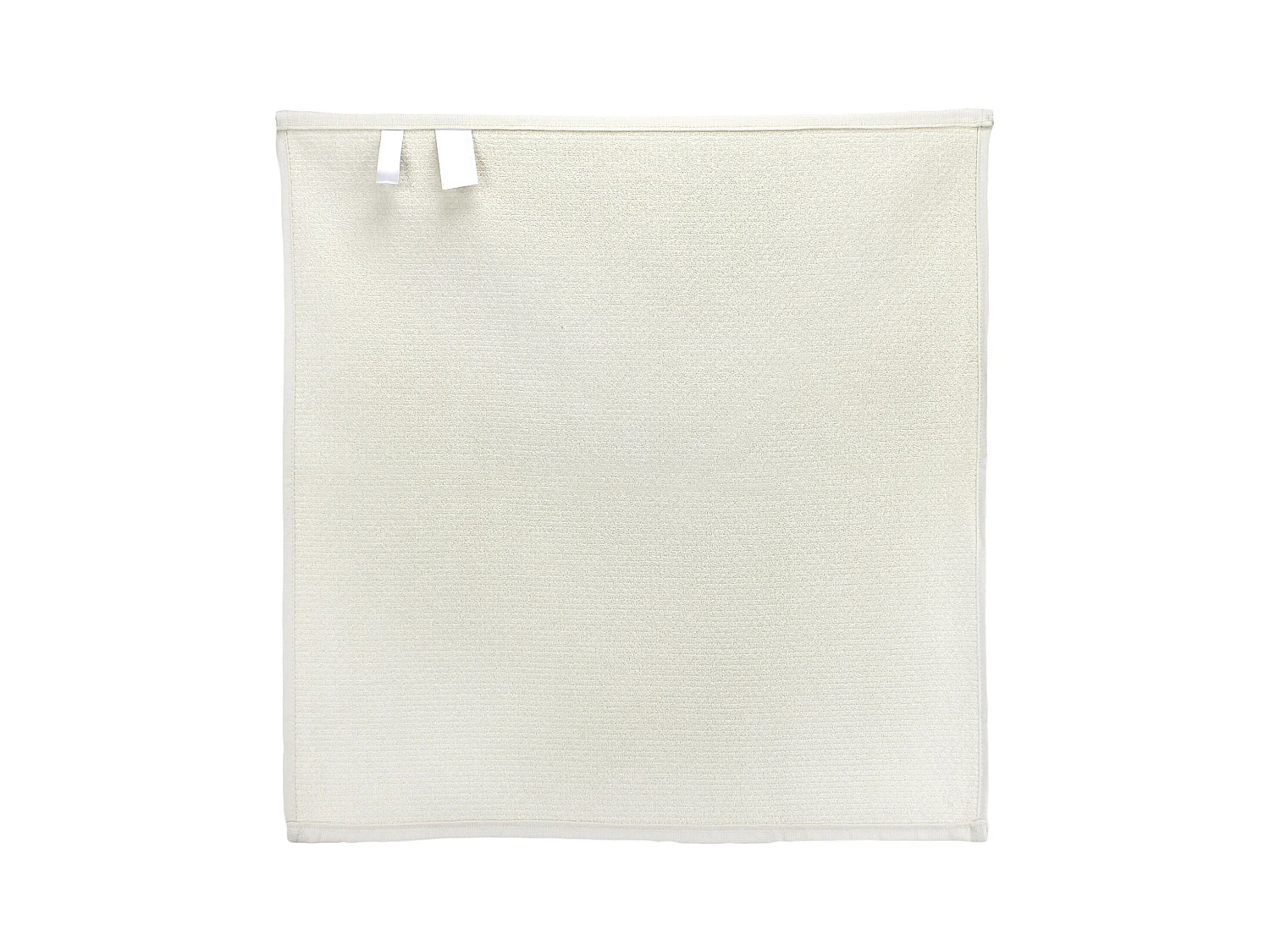 Lot de 2 torchons de cuisine 50x50 cm nid d'abeille PURE KITCHEN WAFFLE Ivoire