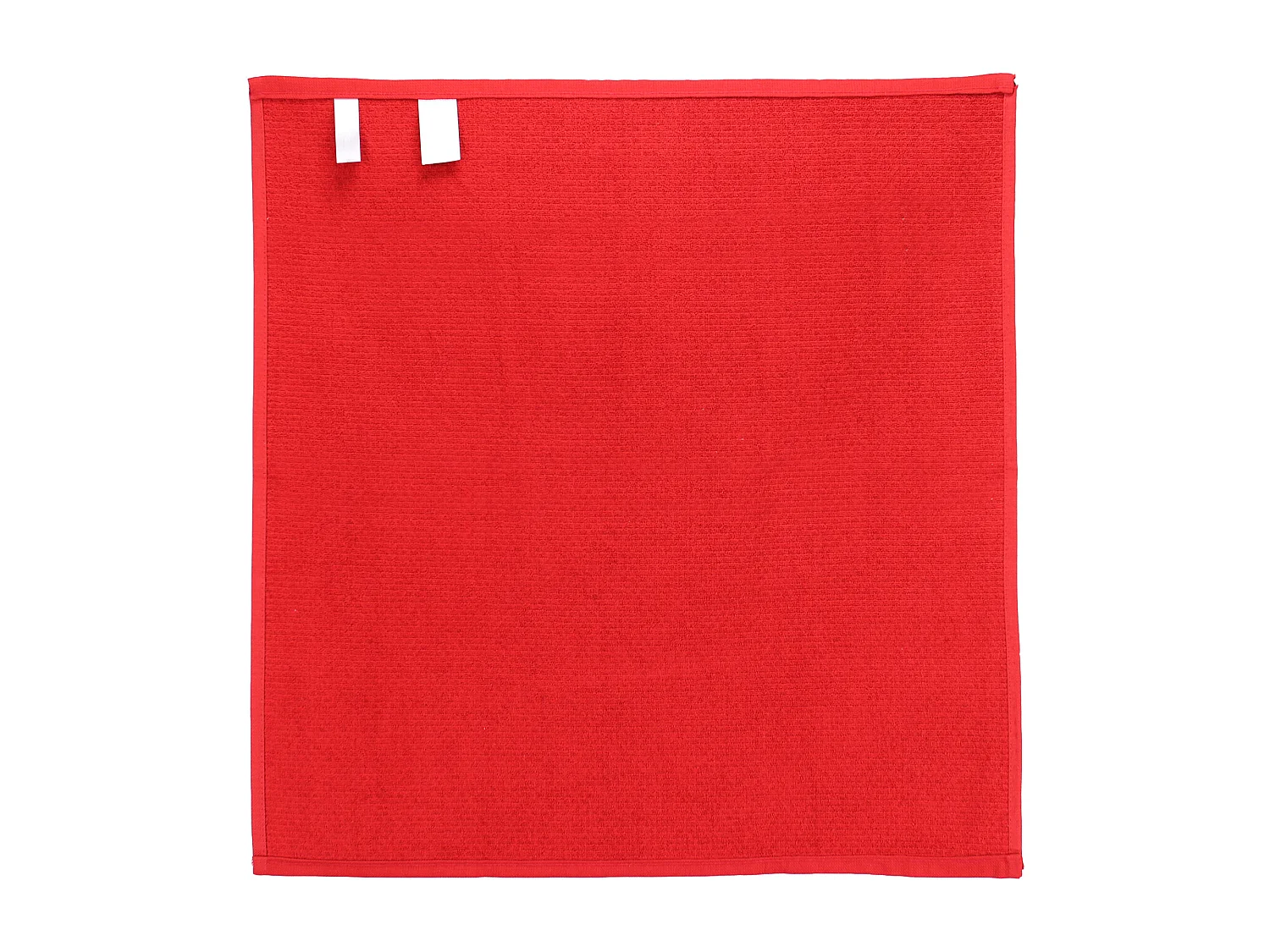 Lot de 2 torchons de cuisine 50x50 cm nid d'abeille PURE KITCHEN WAFFLE Rouge