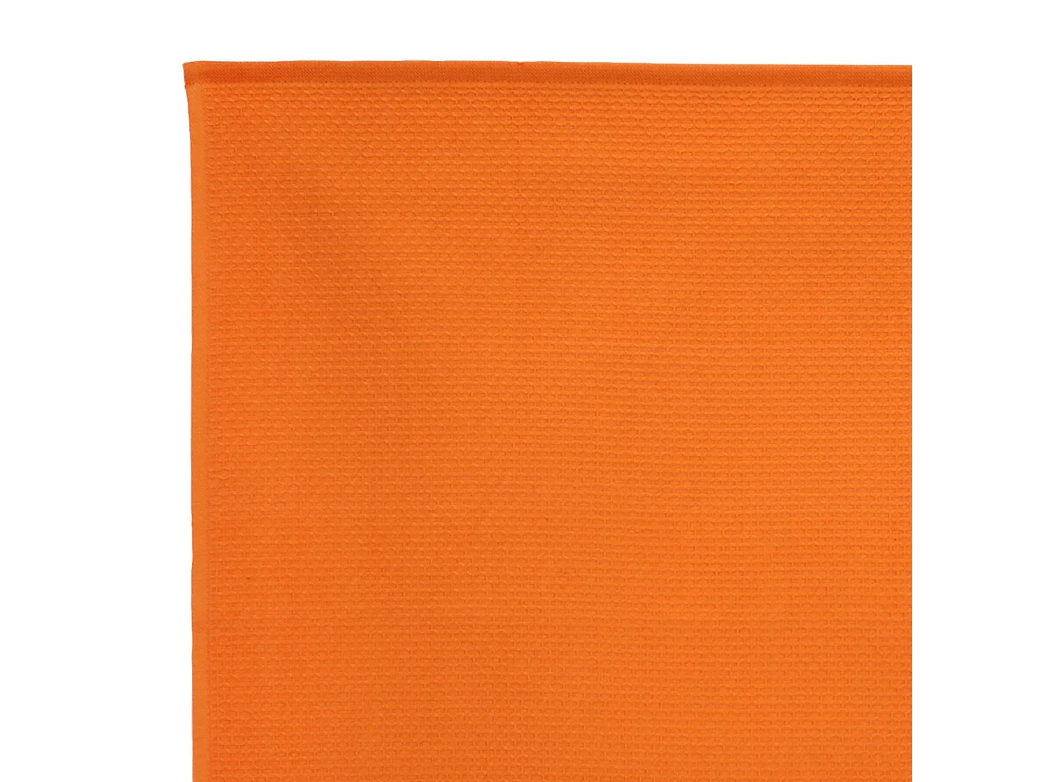Lot de 2 torchons de cuisine 50x50 cm nid d'abeille PURE KITCHEN WAFFLE Orange