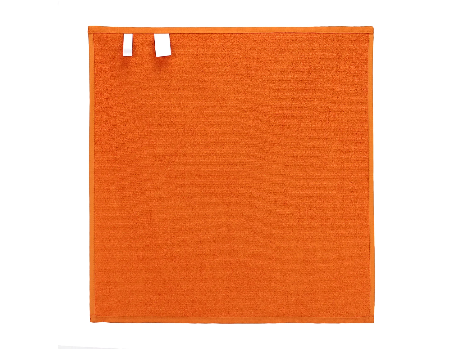 Lot de 2 torchons de cuisine 50x50 cm nid d'abeille PURE KITCHEN WAFFLE Orange