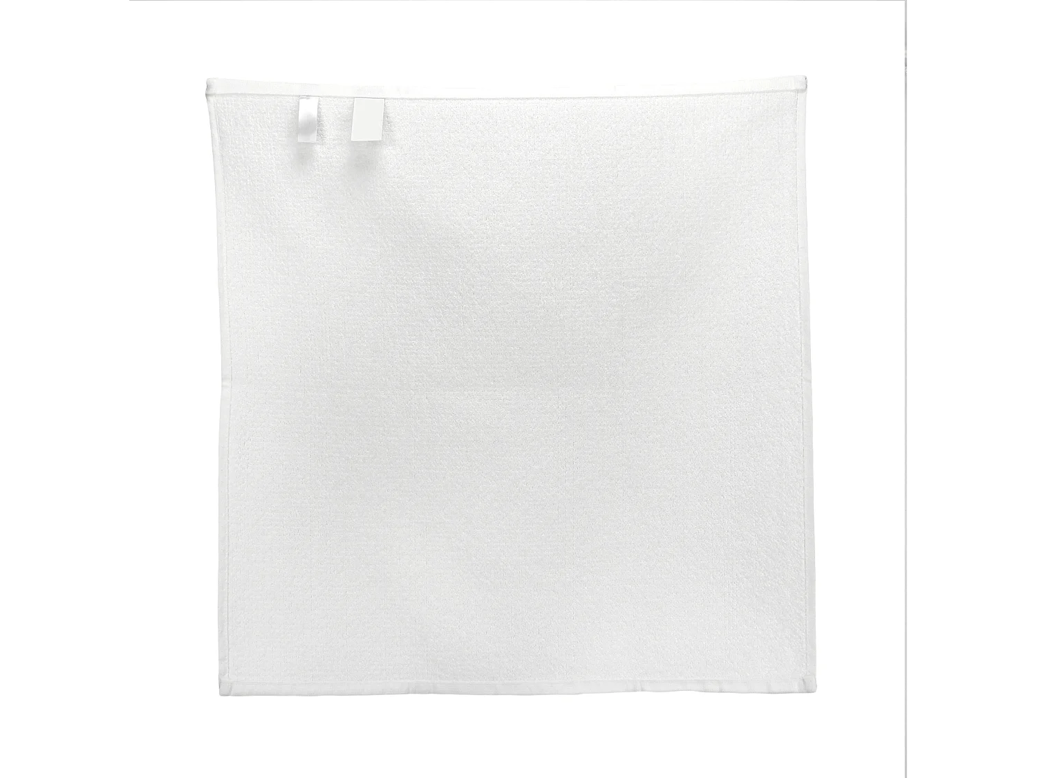 Lot de 2 torchons de cuisine 50x50 cm nid d'abeille PURE KITCHEN WAFFLE Blanc