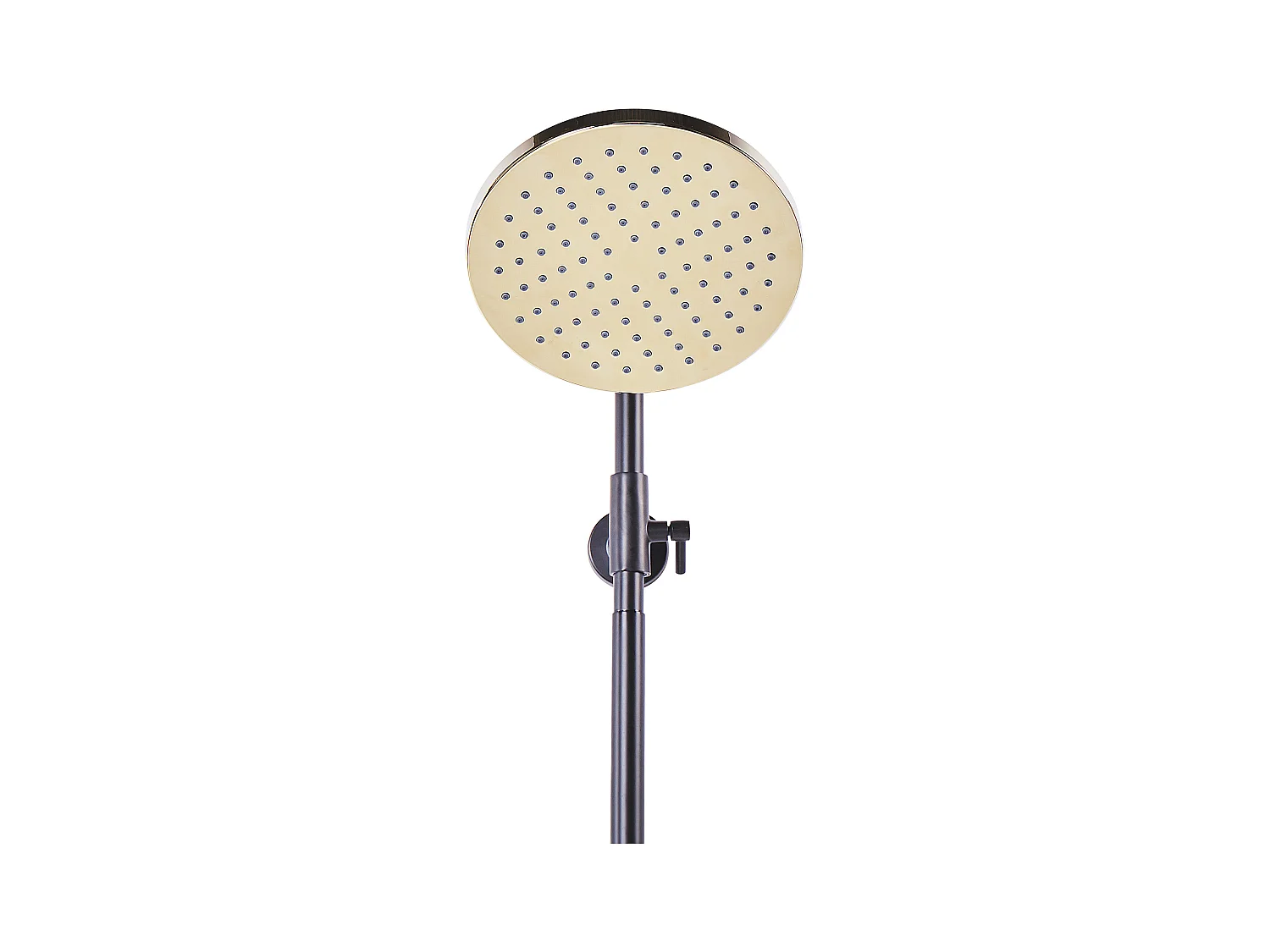 Set doccia con miscelatore e soffione a pioggia GURARA Nero/ Oro