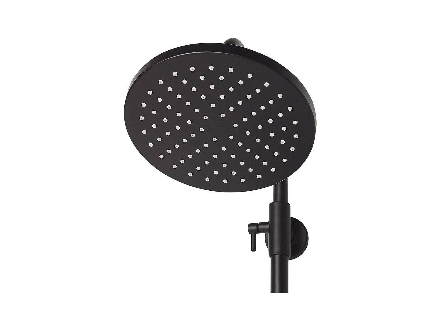 Columna de ducha con efecto lluvia GURARA Negro