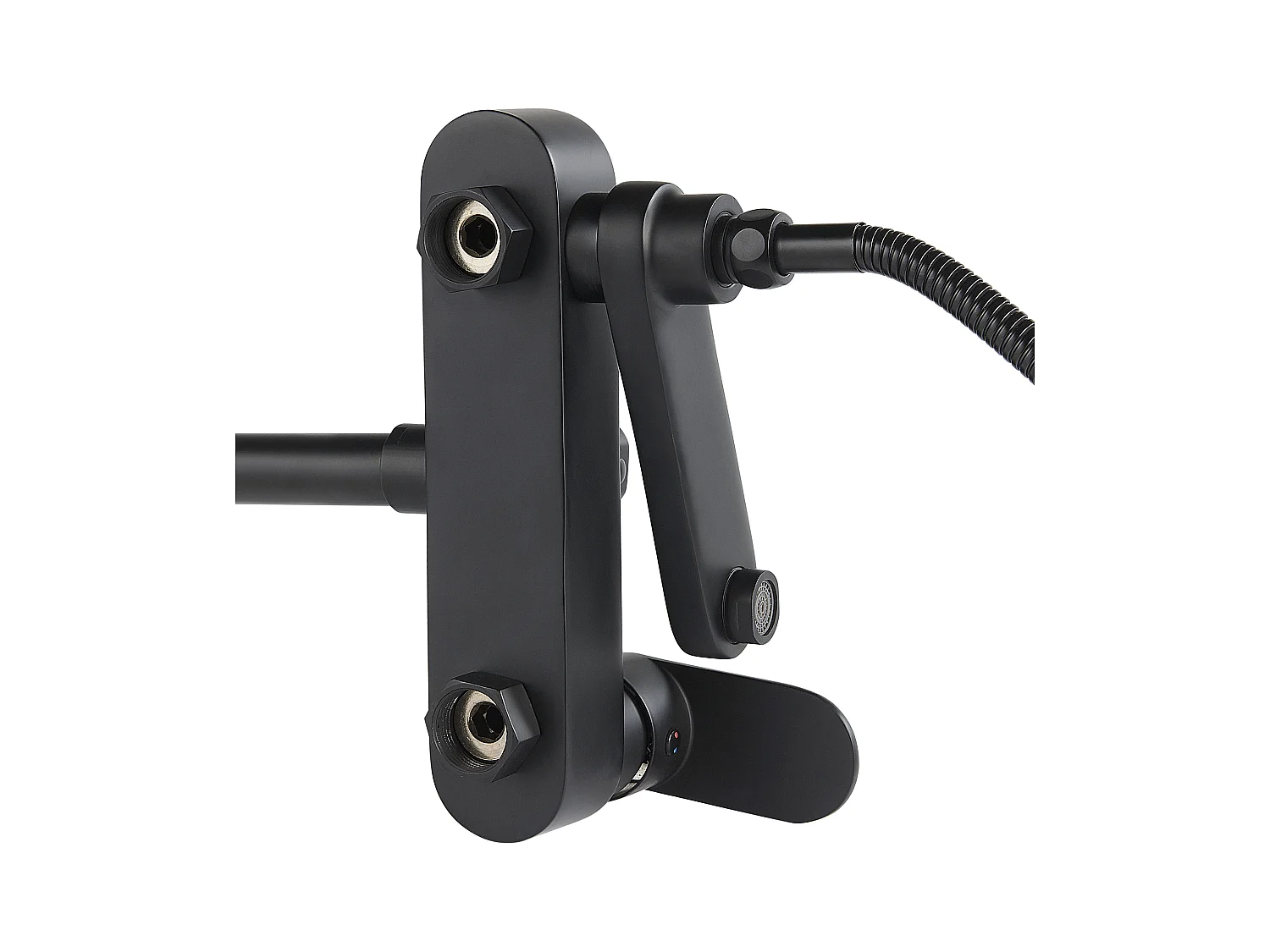 Columna de ducha con efecto lluvia GURARA Negro