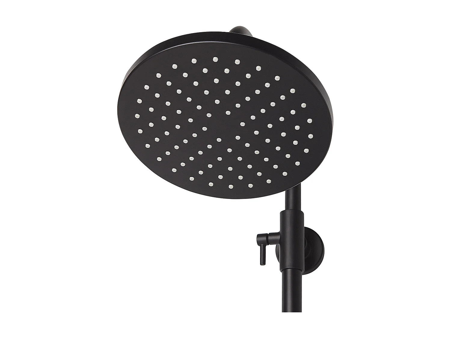 Ensemble de douche avec mitigeur et douche de pluie GURARA Noir