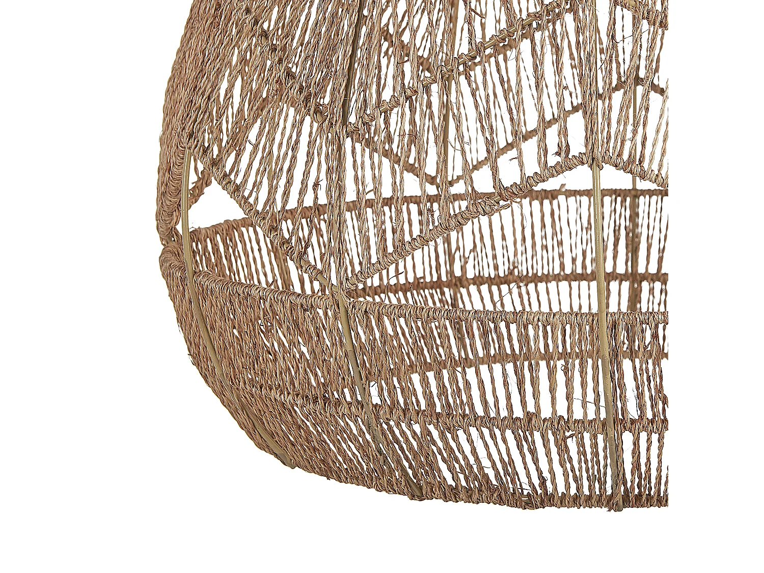 Lampe à suspendre tissée naturelle CASCADE