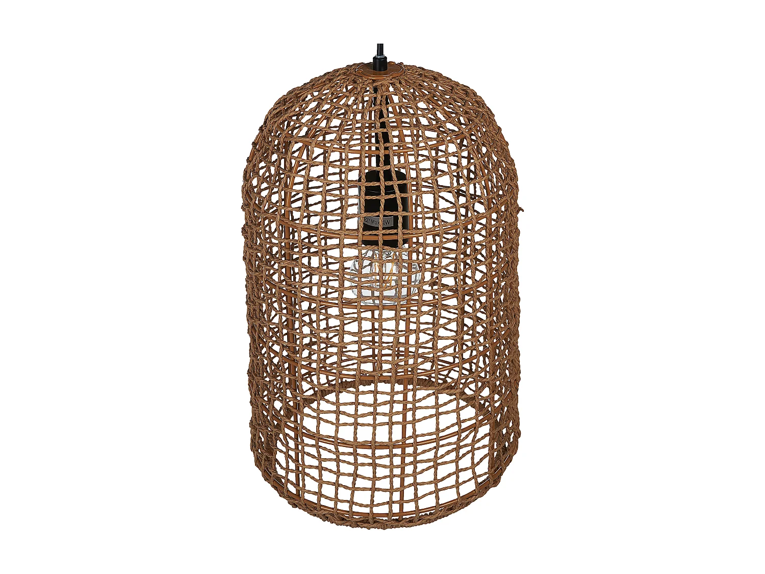 Hanglamp LUCITE Papier touw Natuurlijk