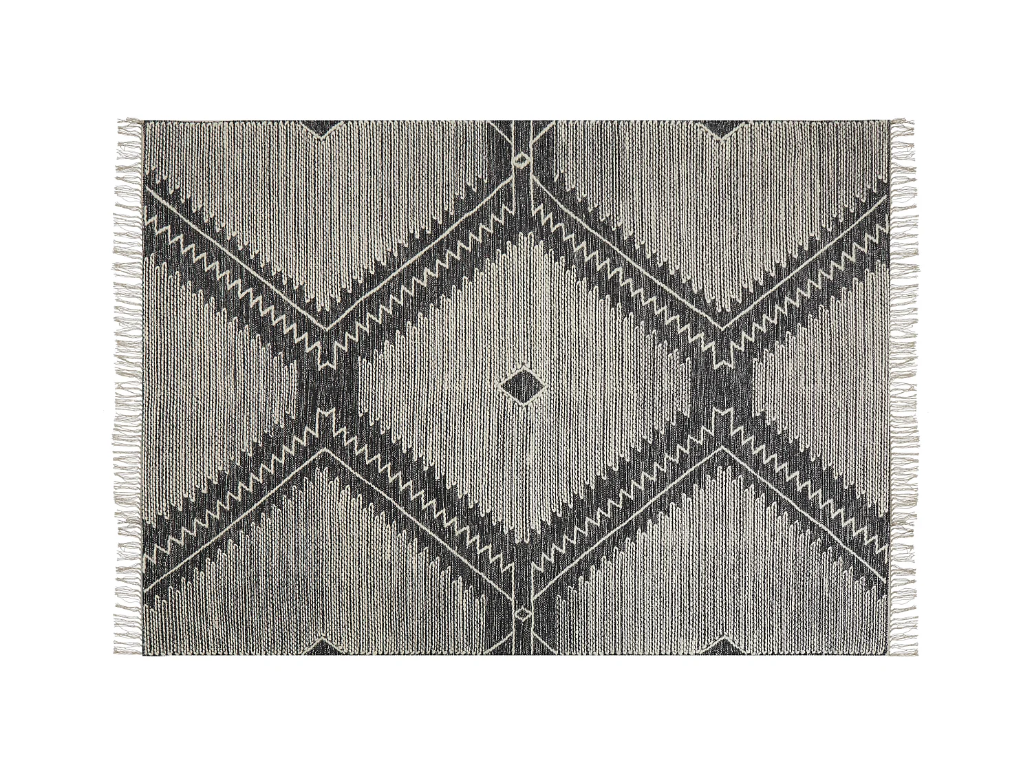 Tapis ARBAA Noir 160 x 230 cm Coton