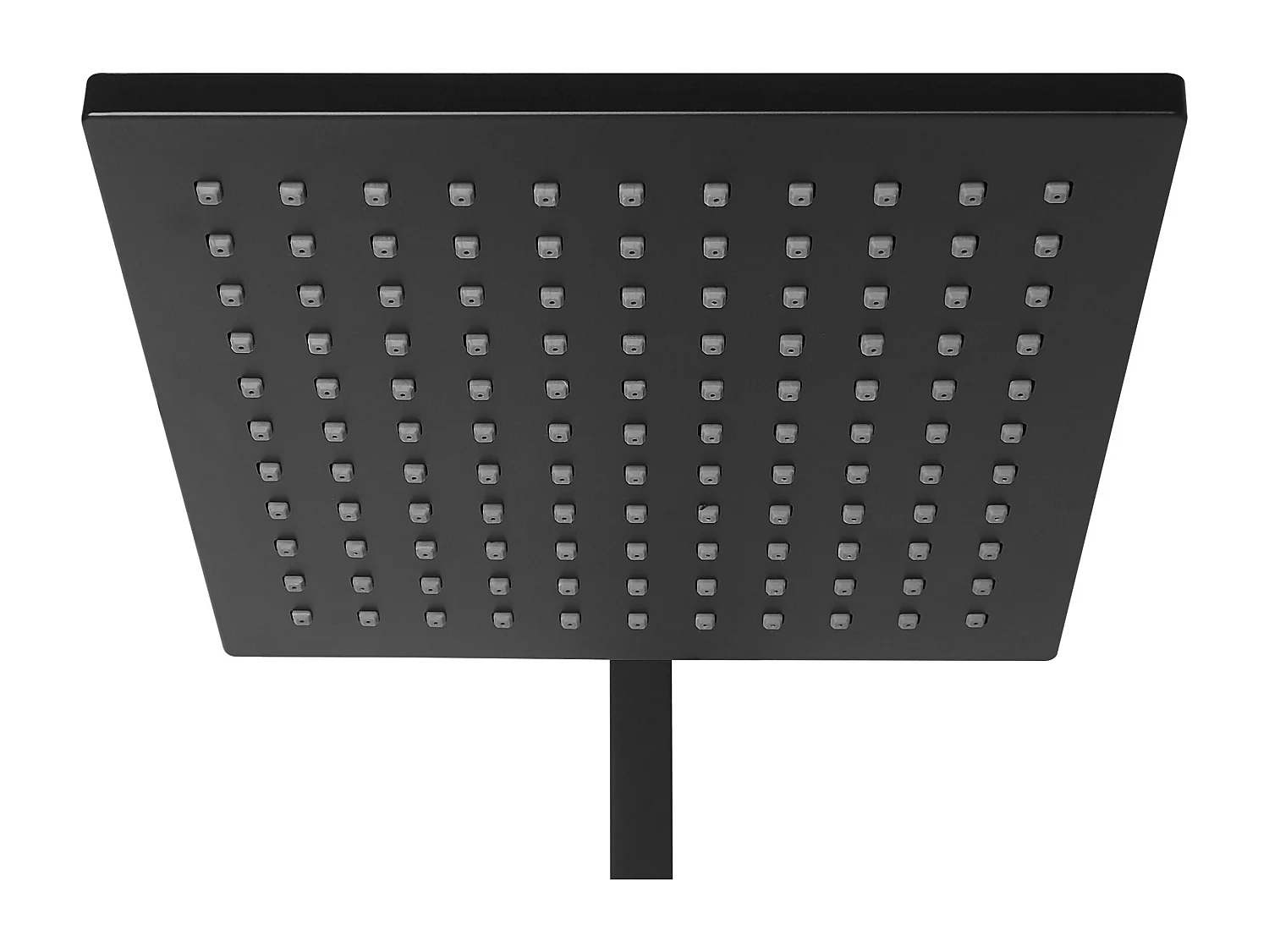 Praktisches Duschsystem mit Kopf und Handbrause schwarz 115 cm Tagbo