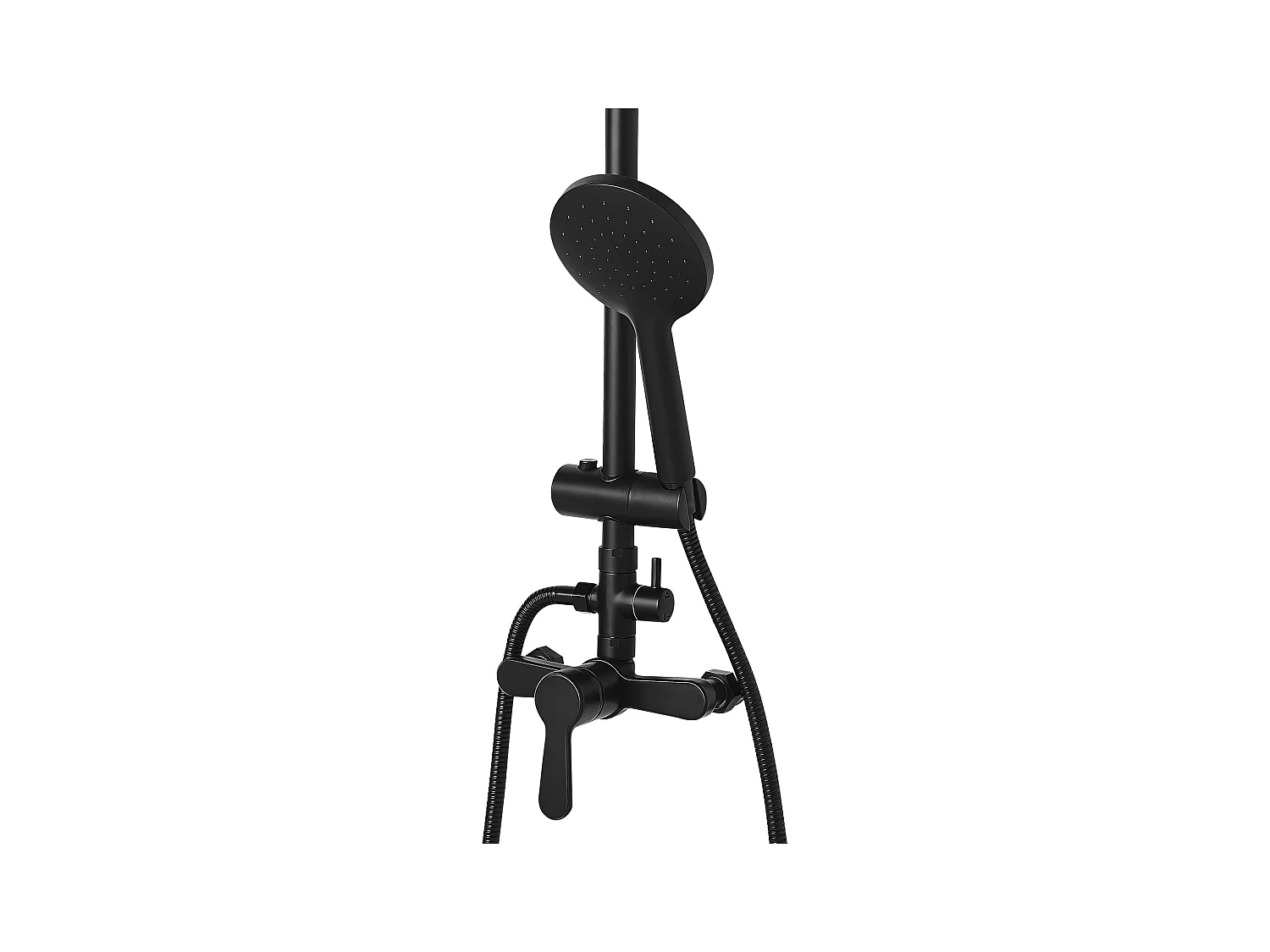 Ensemble de douche avec mitigeur et douche de pluie FARIN Noir