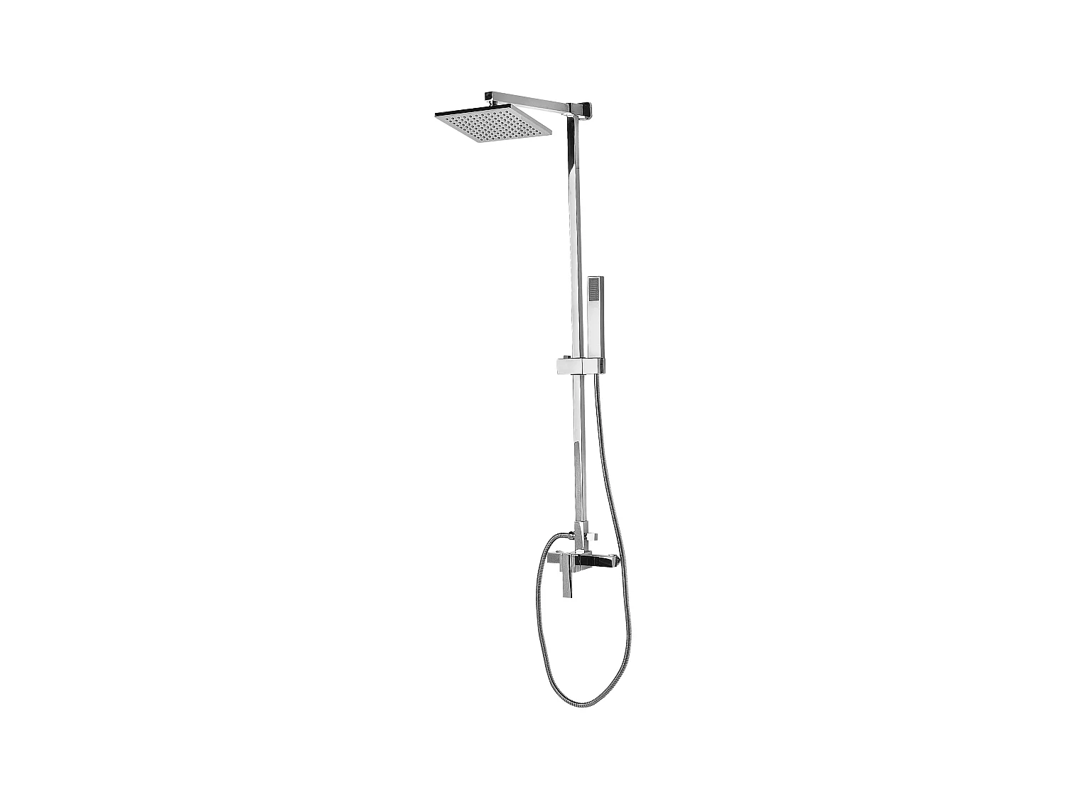 Set colonna doccia argento TAGBO
