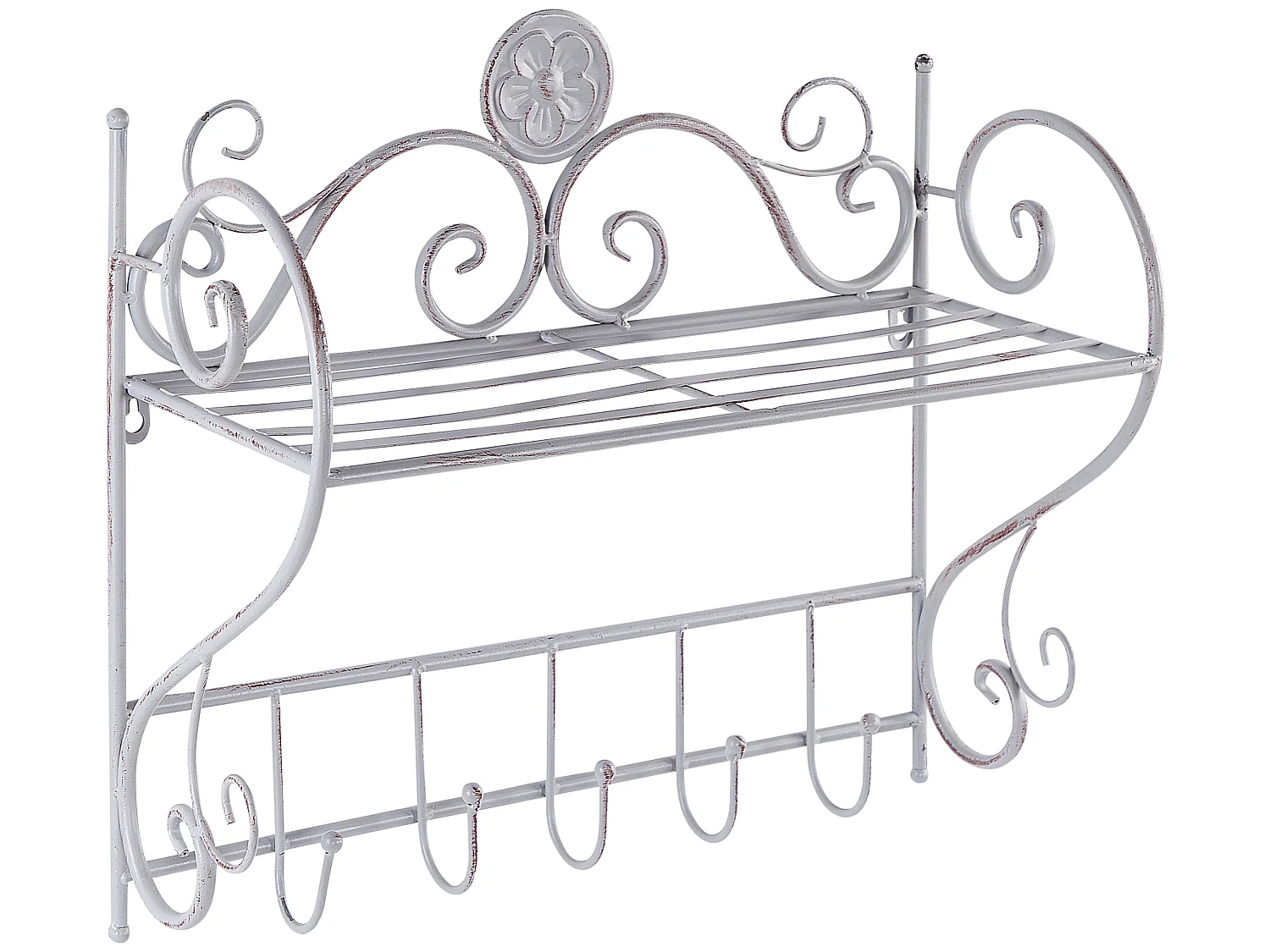 Étagère murale OSORNO Métal Gris