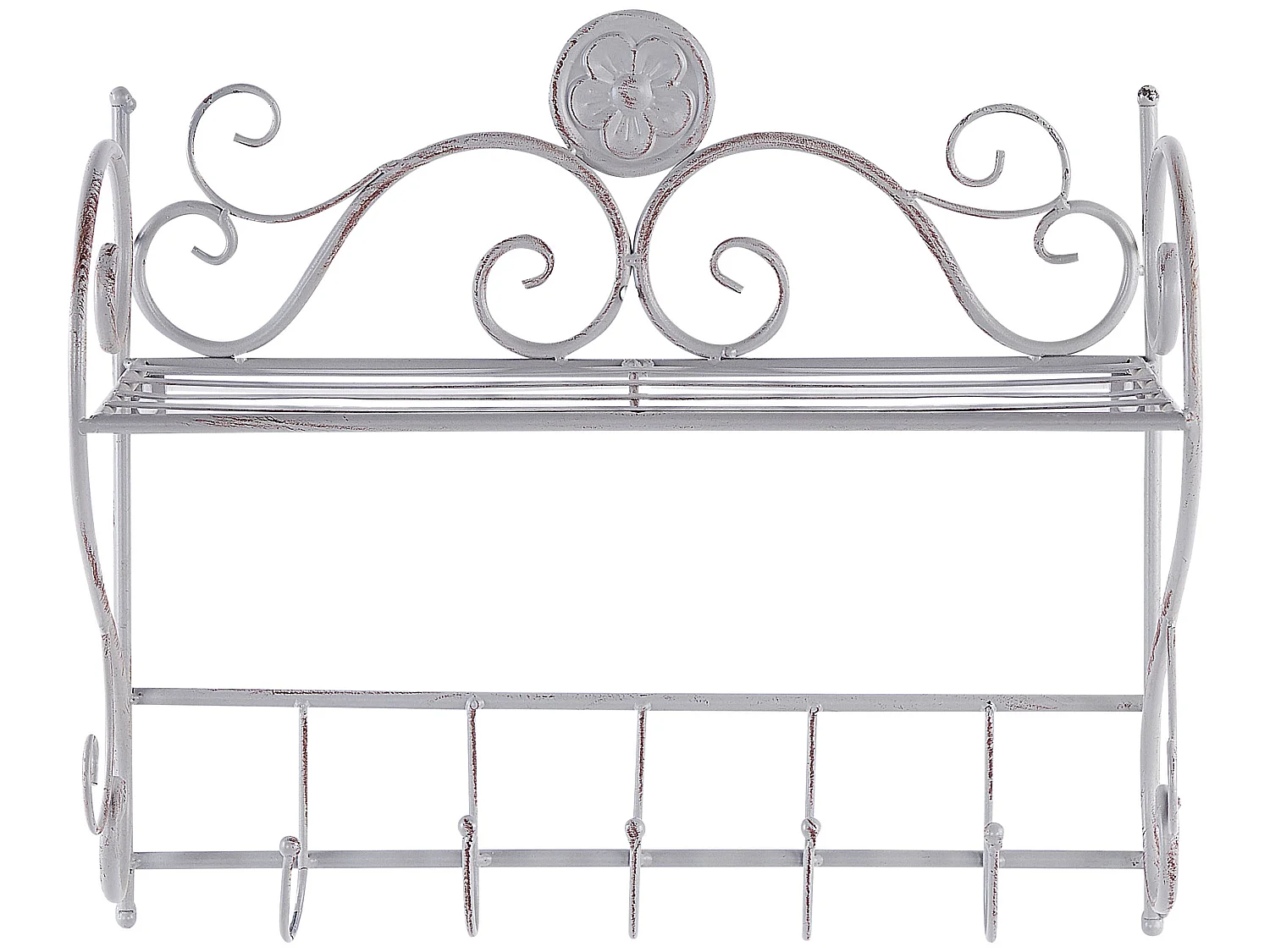 Wandplank OSORNO Metaal Grijs