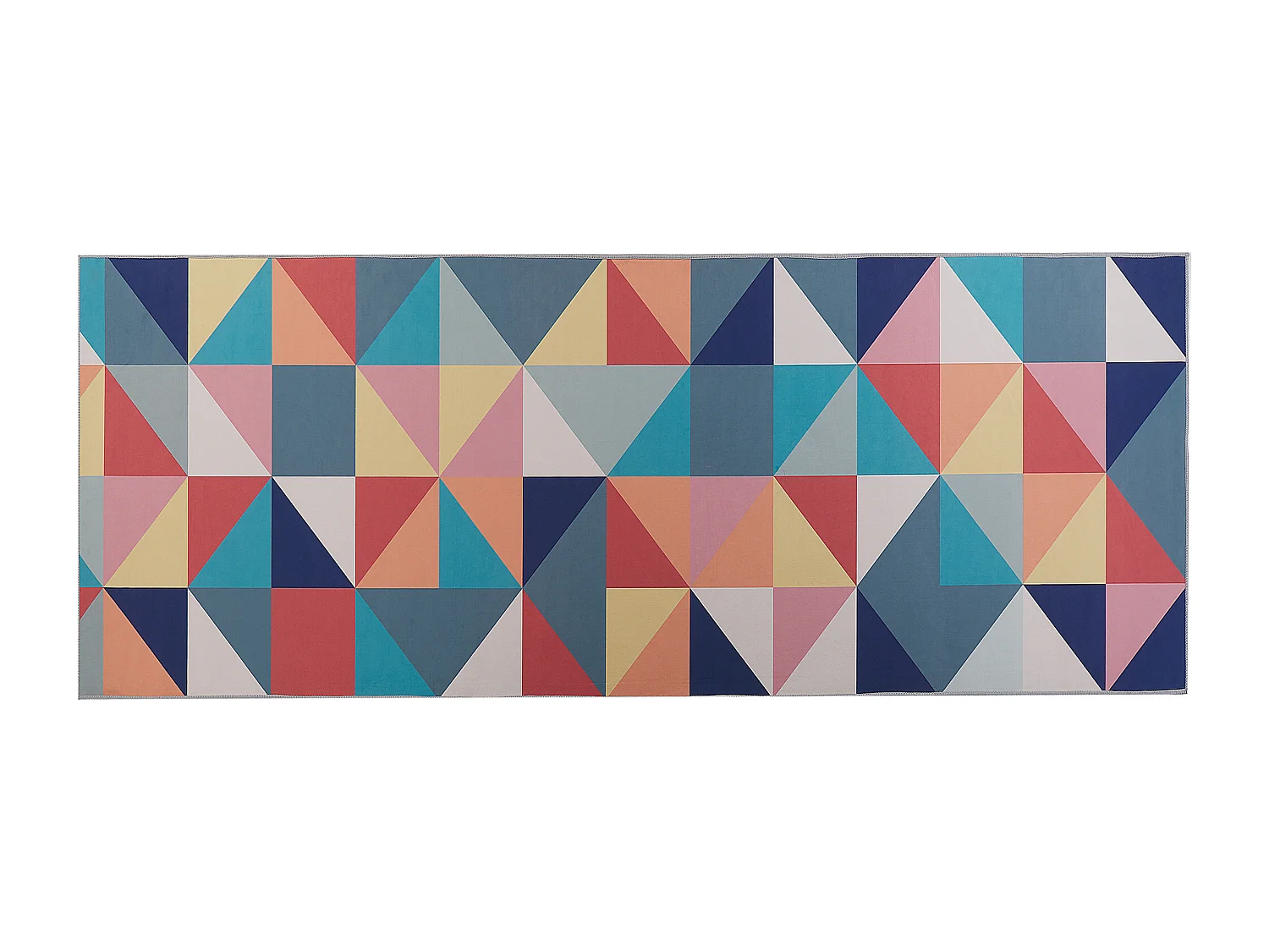 Vloerkleed polyester meerkleurig 80 x 200 cm VILLUKURI