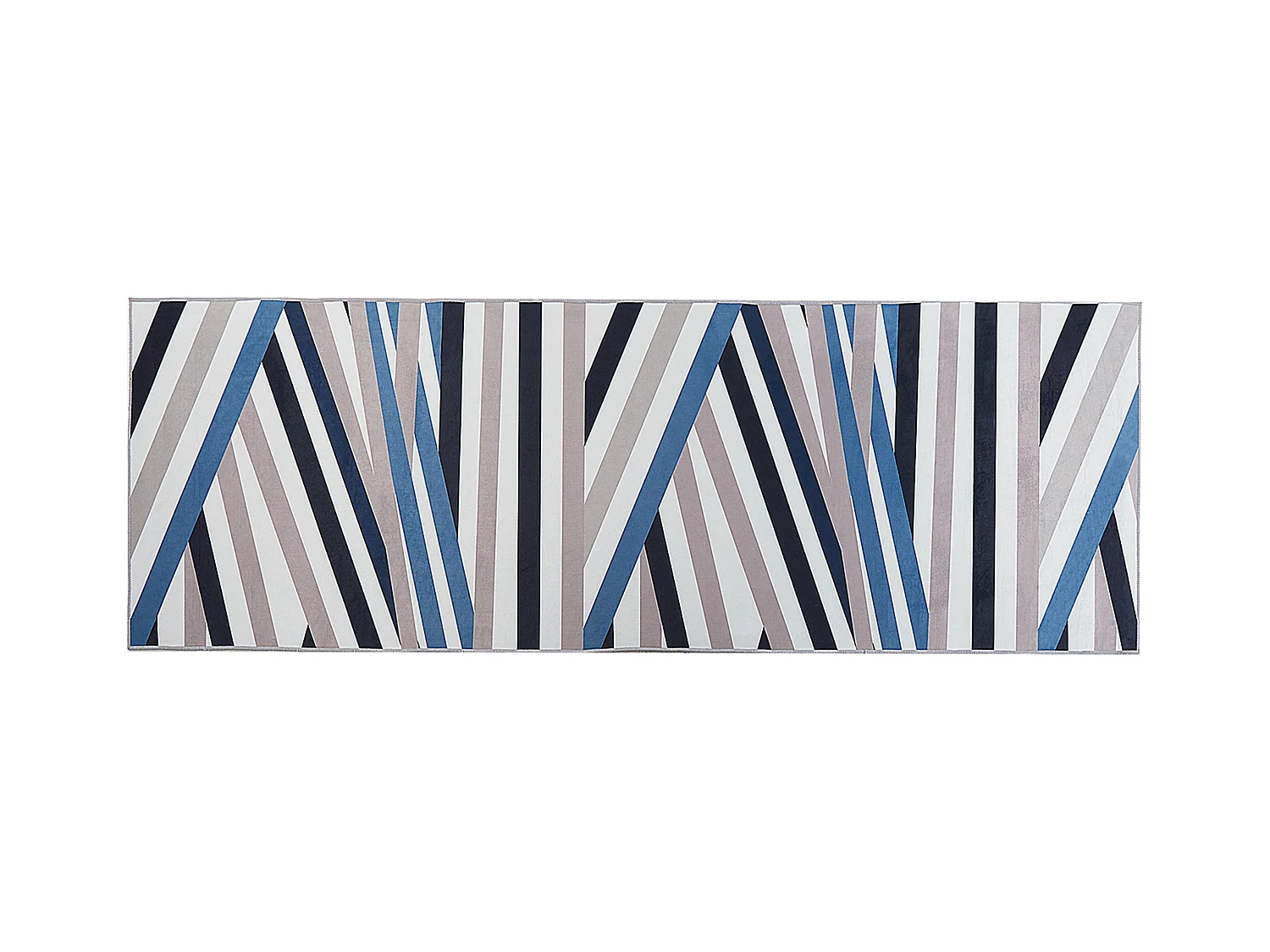 Teppich Läufer bunt geometrisches Muster rutschfest 70 x 200 cm Modern Arthur
