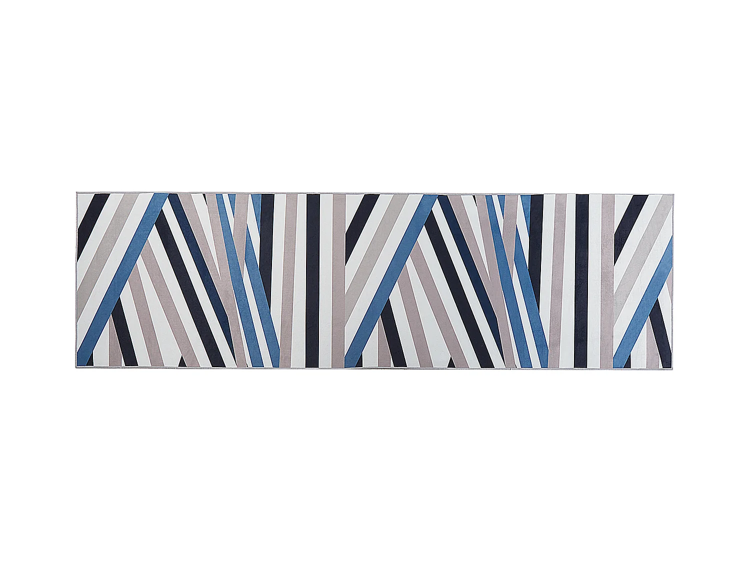 Vloerkleed polyester meerkleurig 60 x 200 cm ARTHUR