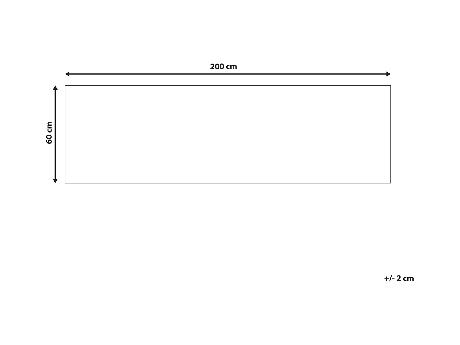 Vloerkleed polyester meerkleurig 60 x 200 cm ARTHUR