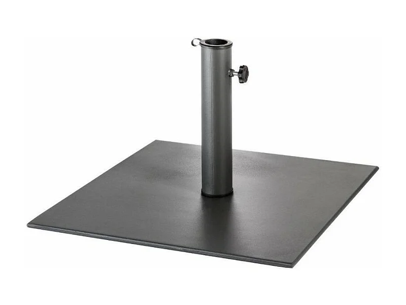 Pied de parasol plaque 20 kg anthracite Hespéride