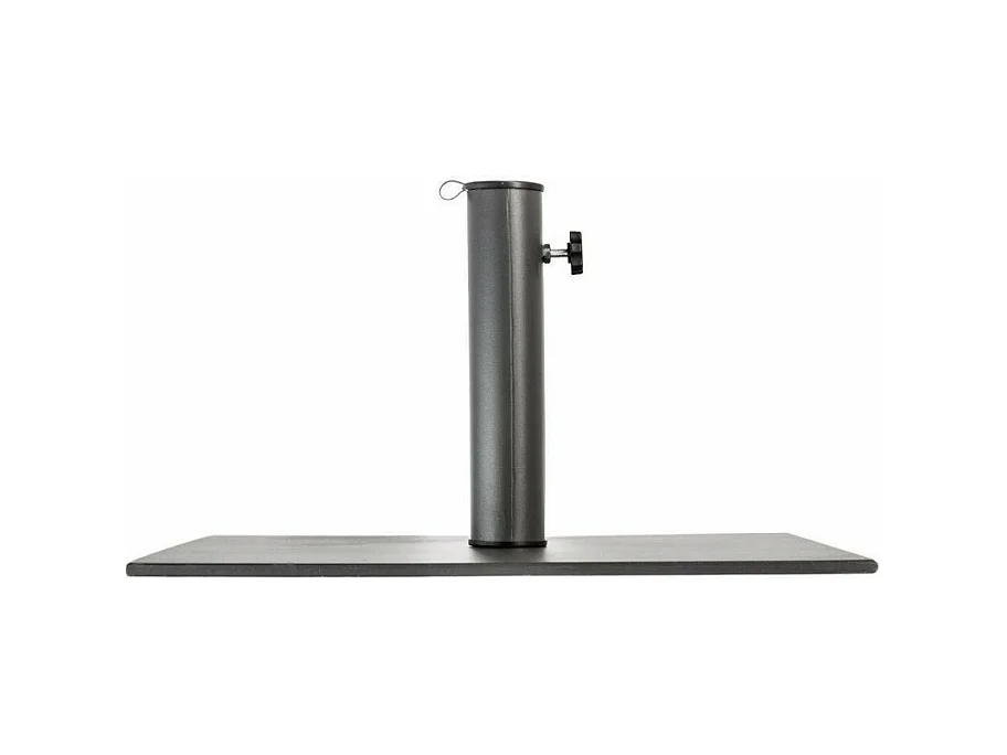 Pied de parasol plaque 20 kg anthracite Hespéride