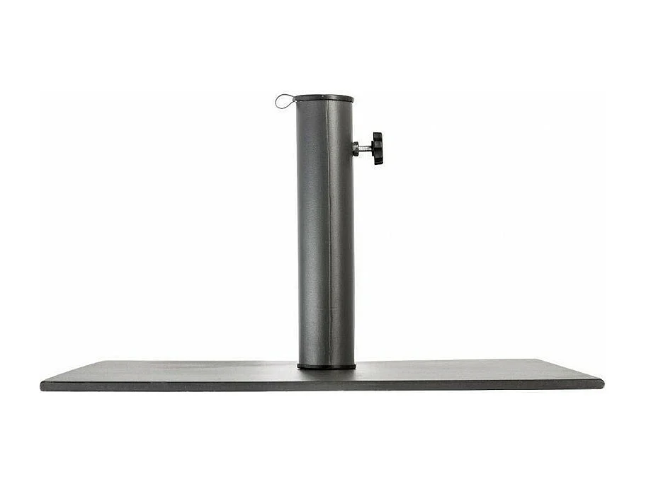 Pied de parasol plaque 20 kg anthracite Hespéride