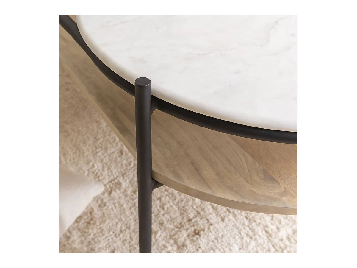 Table basse en bois de manguier Florentin