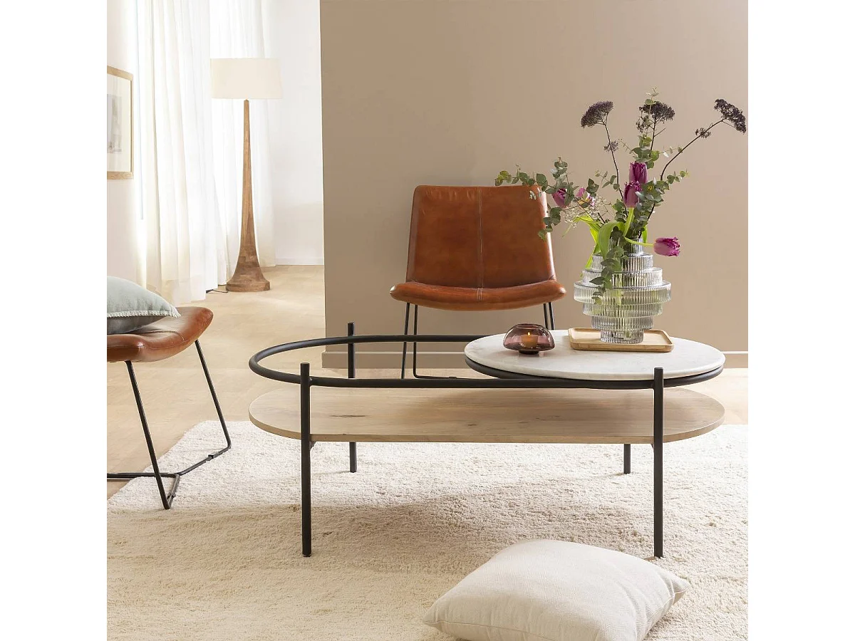 Table basse en bois de manguier Florentin