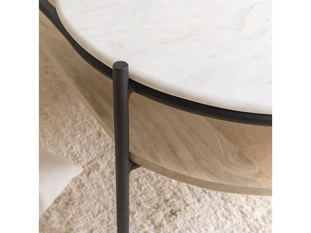 Table basse en bois de manguier Florentin