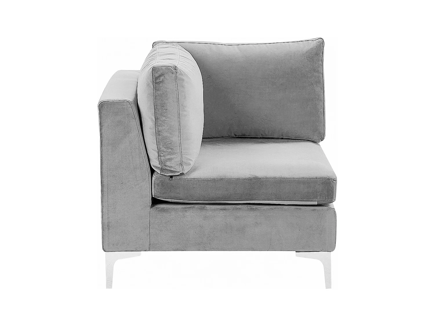 Module d'angle EVJA Velours Gris