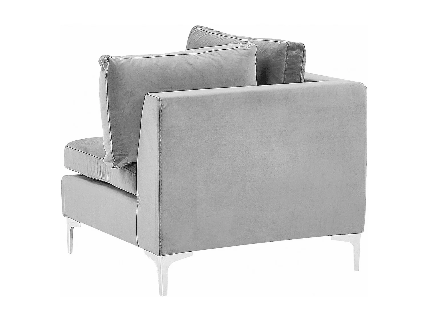 Module d'angle EVJA Velours Gris