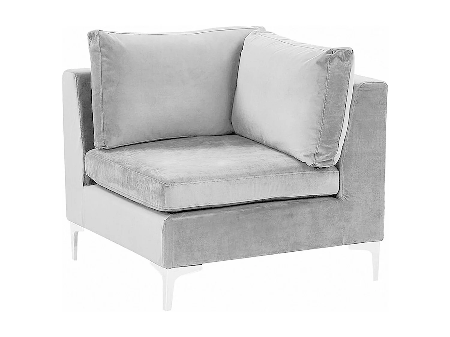 Module d'angle EVJA Velours Gris
