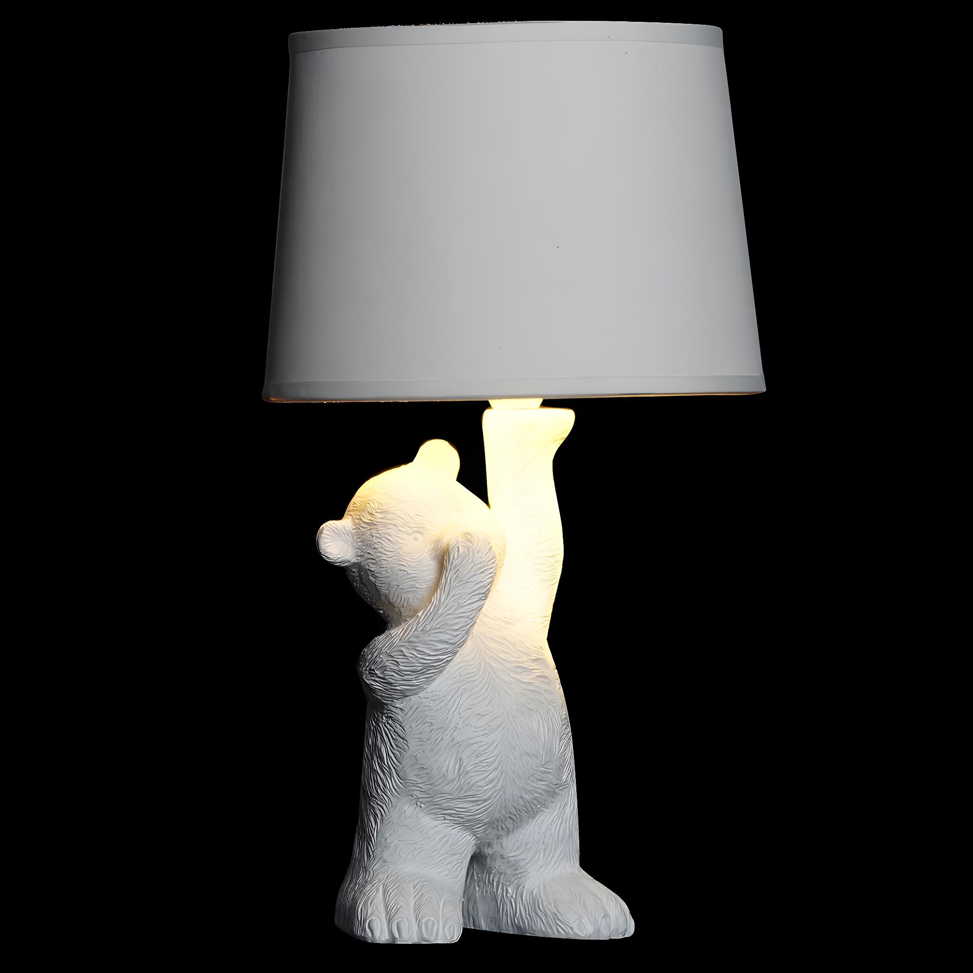 Lampe Poser Ours Gris Cm