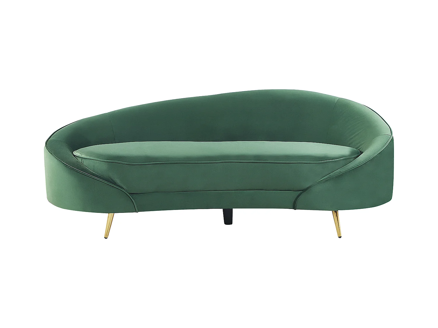 Canapé 3 places SAVAR Velours Vert émeraude