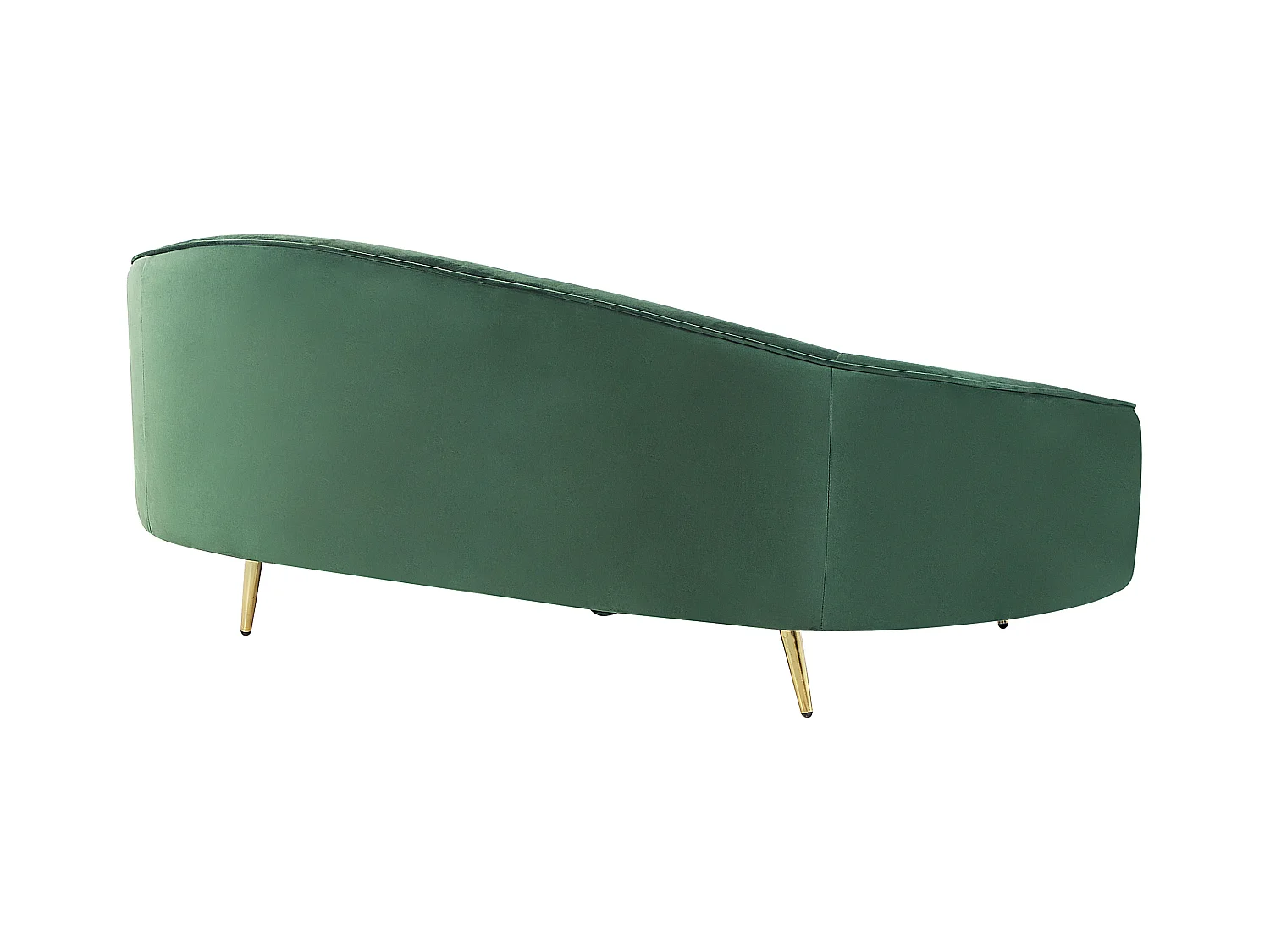 Canapé 3 places SAVAR Velours Vert émeraude