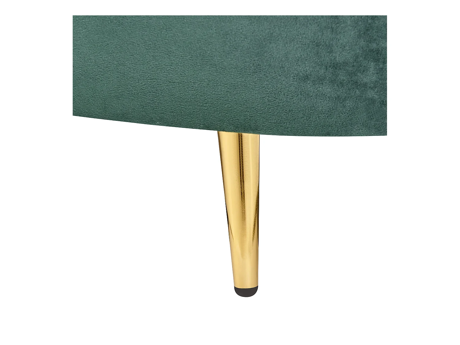 Canapé 3 places SAVAR Velours Vert émeraude