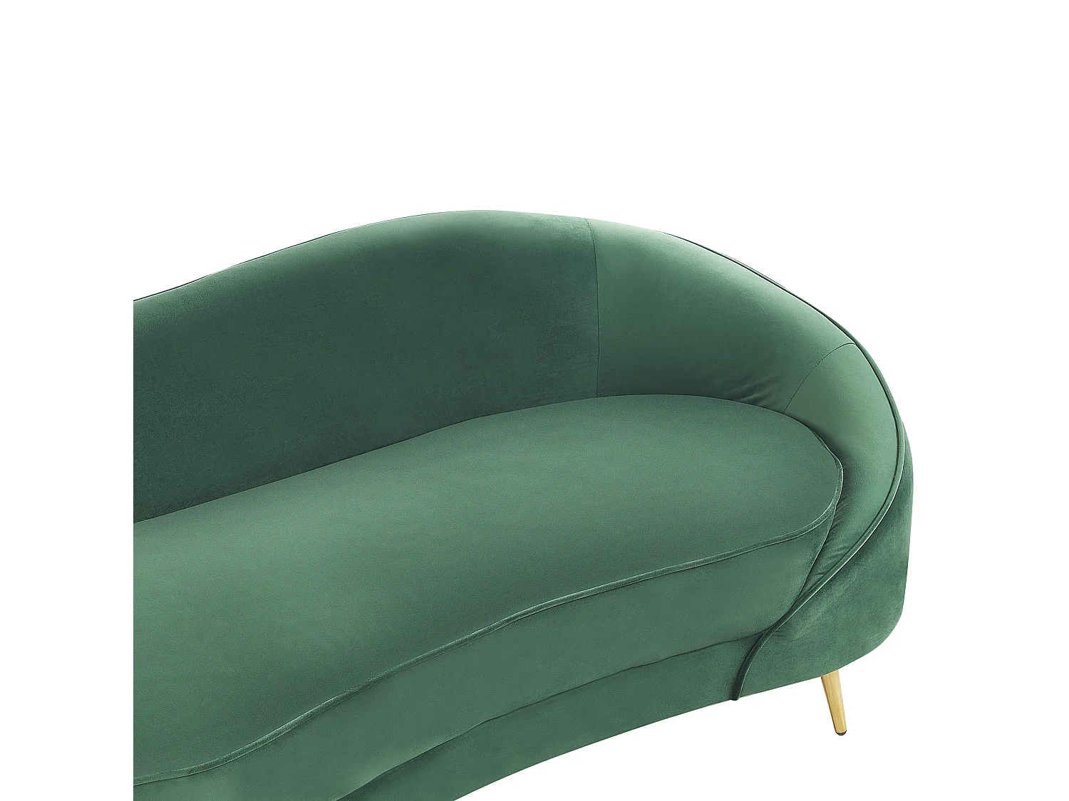 Canapé 3 places SAVAR Velours Vert émeraude