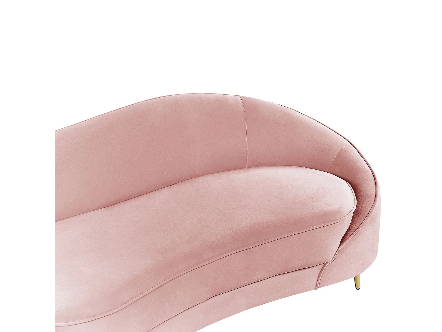 Bank SAVAR Fluweel Roze 3-zitter