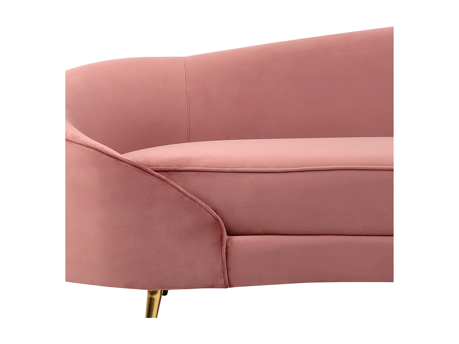 Bank SAVAR Fluweel Roze 3-zitter