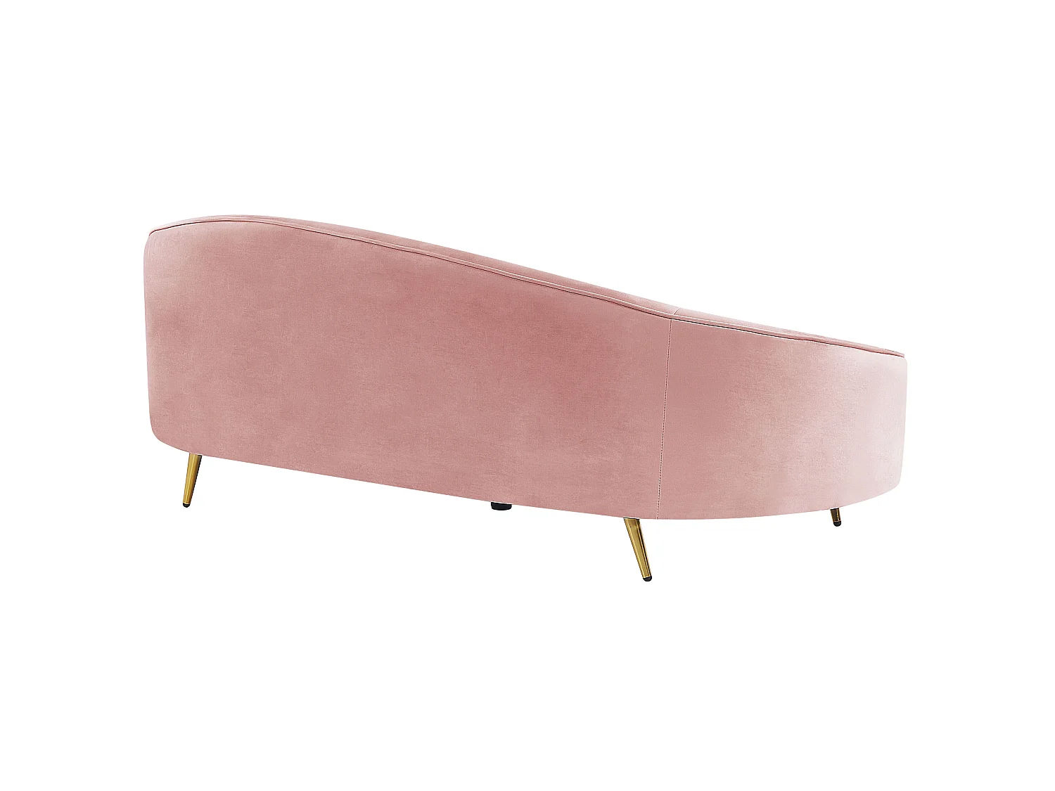 Canapé SAVAR Velours Rose 3 places