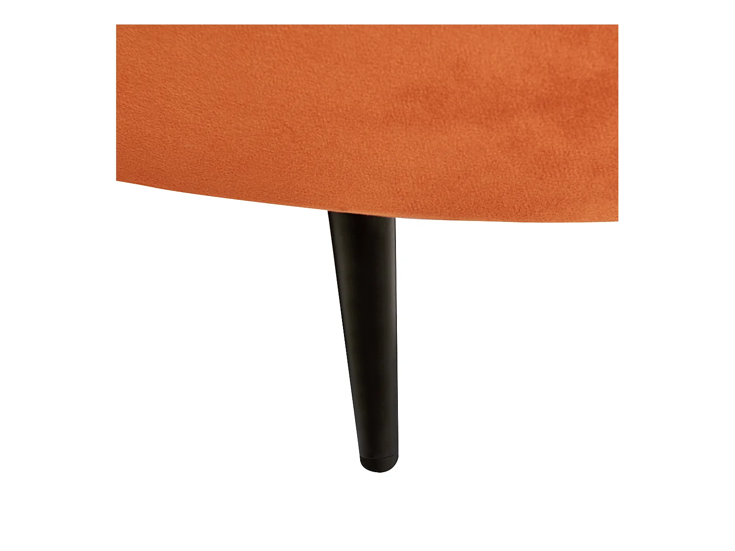 Bank SAVAR Fluweel Oranje 3-zitter