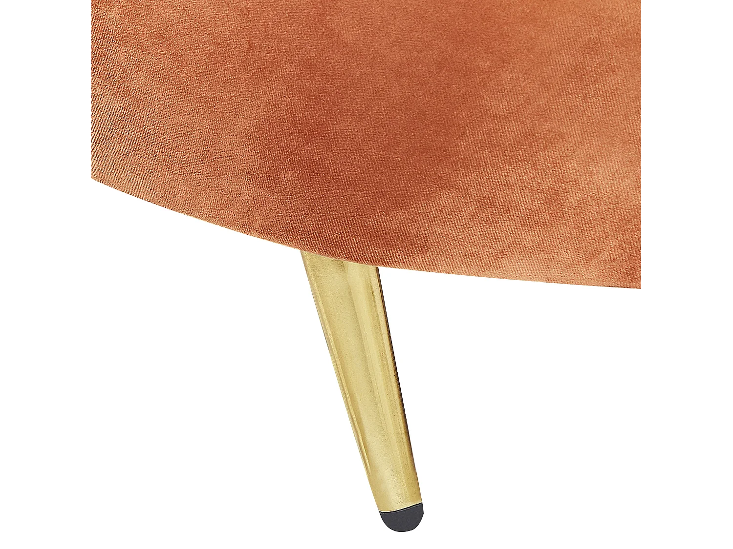 Canapé 3 places SAVAR Velours Orange