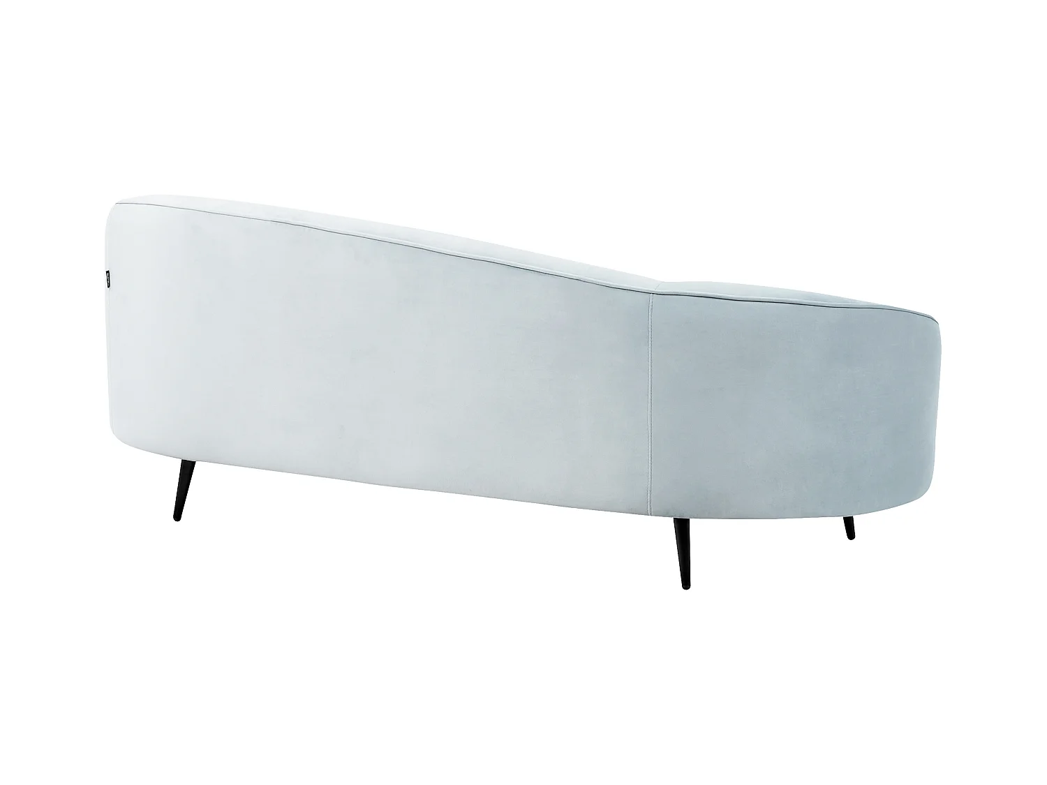 Divano SAVAR Velluto Azzurro 3 posti