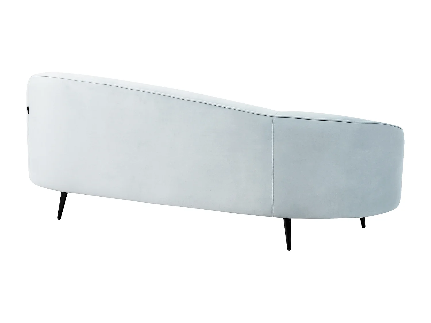 Canapé 3 places SAVAR Velours Bleu clair