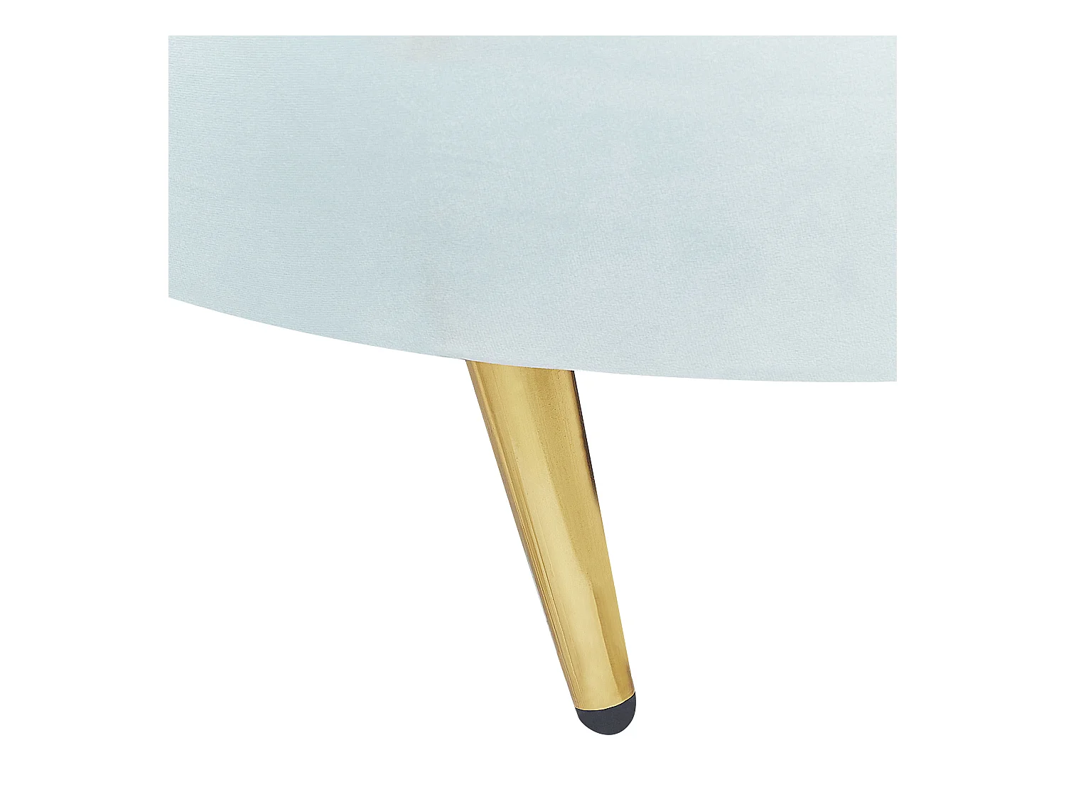 Canapé 3 places SAVAR Velours Bleu clair