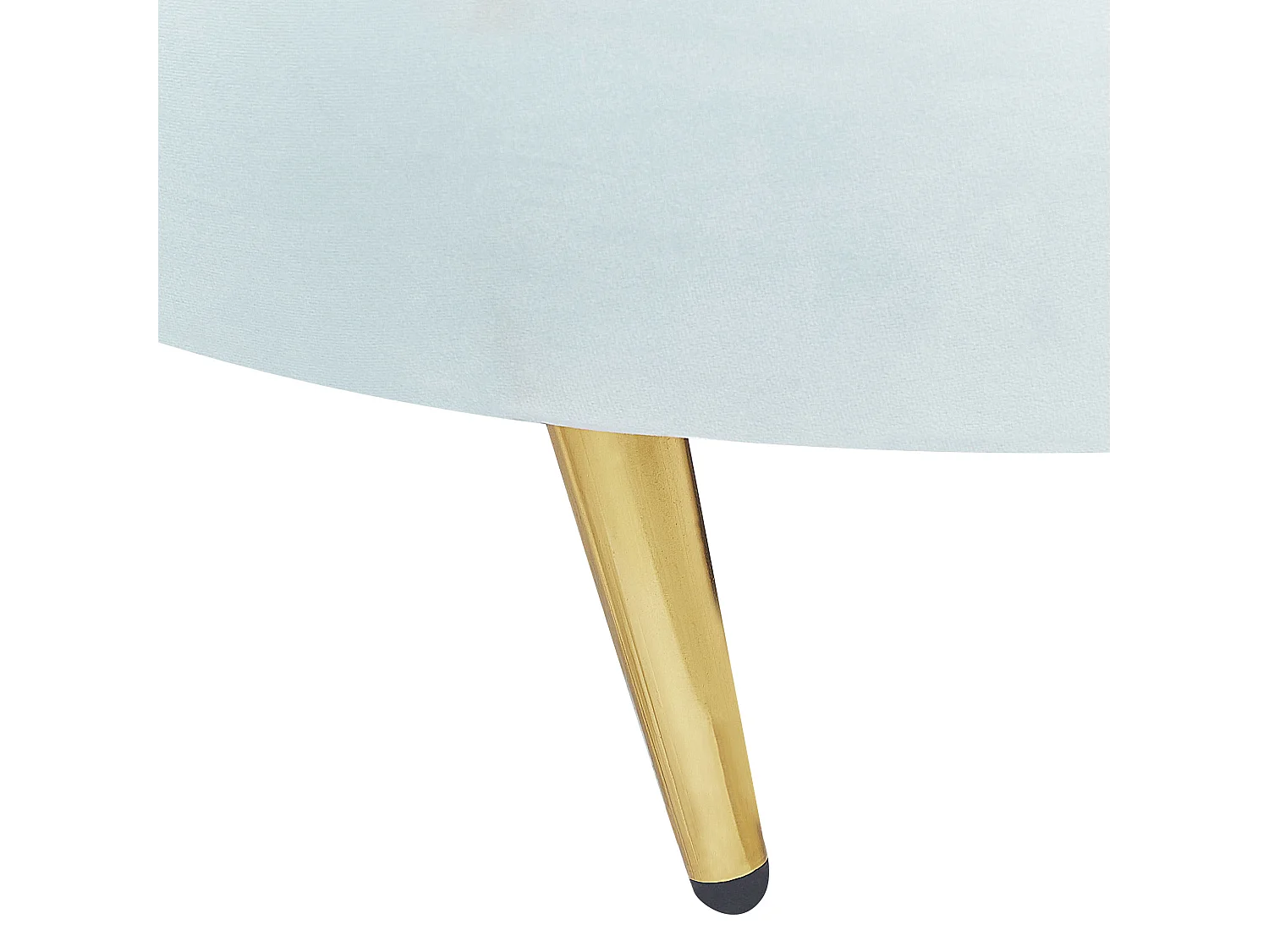 Divano SAVAR Velluto Azzurro 3 posti