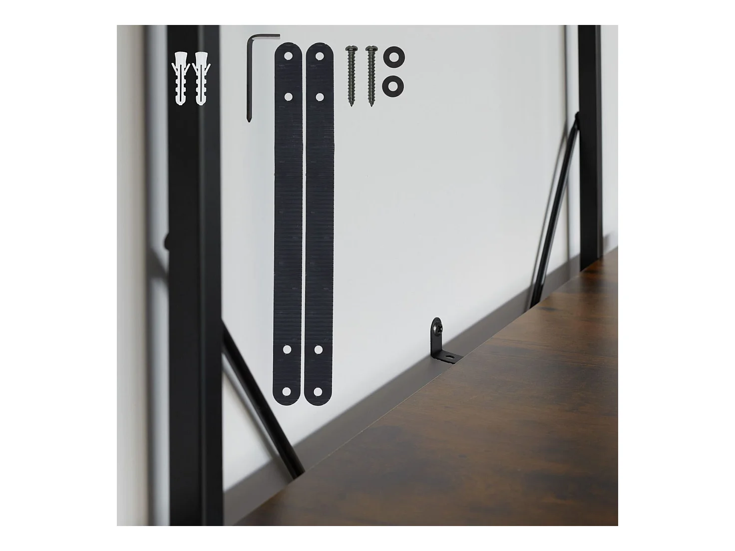 Grande estante industrial/vintage 5 níveis 1795 cm marrom 08_0000254